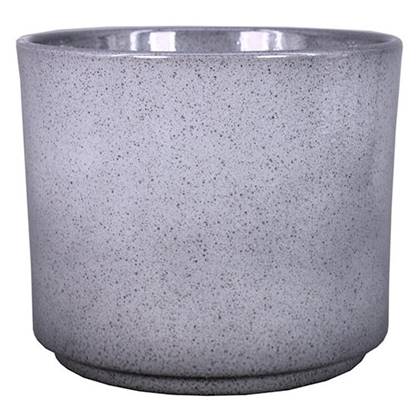 Floran Plantenpot Calla - groen - spikkels - keramiek - 10 x 8 cm