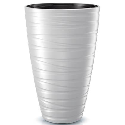 Prosperplast Plantenpot Amazing - kunststof - wit - D37 cm
