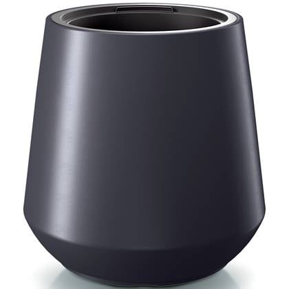 Prosperplast Plantenpot Sevilla - kunststof - antraciet - D30 cm