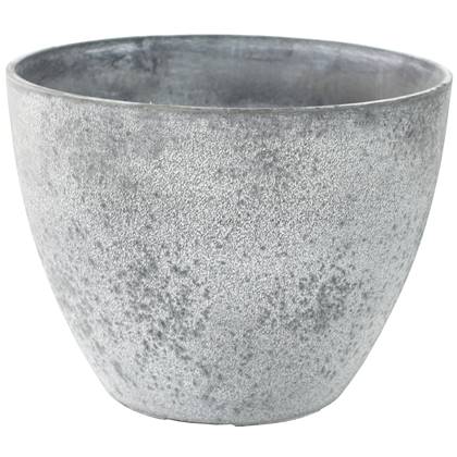 Ter Steege Plantenpot - betongrijs - kunststof - 29 x 22 cm