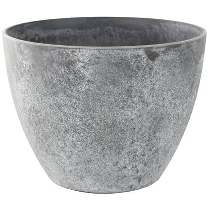 Ter Steege Plantenpot - betongrijs - kunststof - 36 x 27 cm