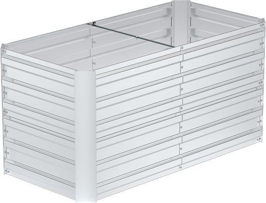 Verhoogd Plantenbed 120x60x58cm Verzinkt Staal 435L