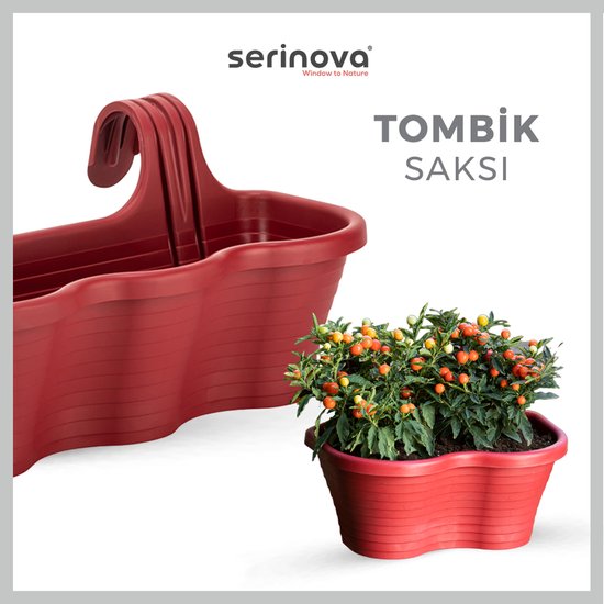 2x Fuchsia Hangende Balkonbak 6,5L