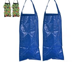Set van 2 hangende aardbeienkweekzakken 25x60 cm