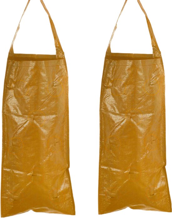 Aardbeienzakken set van 2 - hangende kweekzak 25x60 cm
