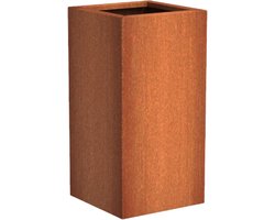 Adezz Carrez Cortenstaal Plantenbak 40x40x60 Zonder Bodem