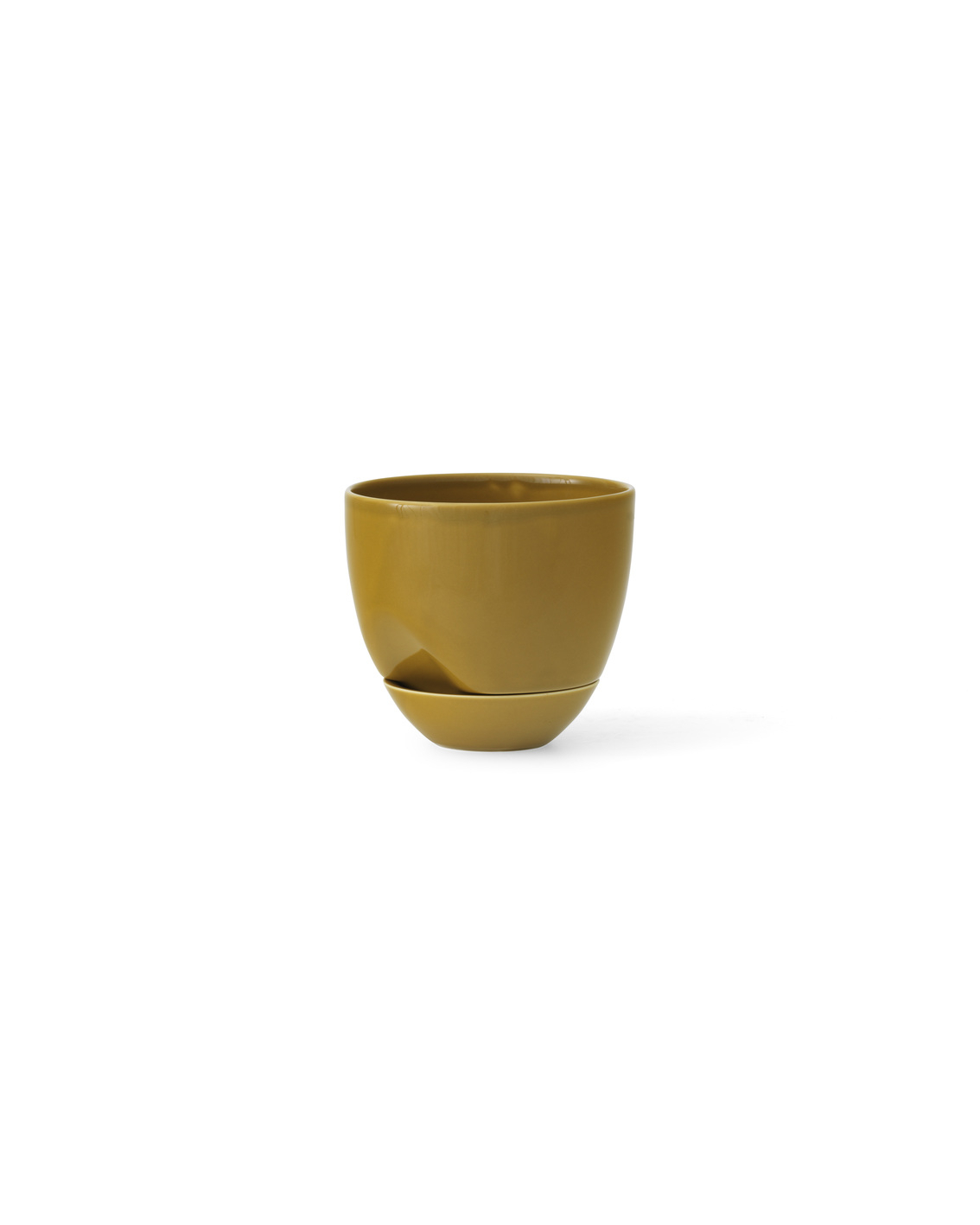 Audo Hydrous bloempot oker Ø12 cm
