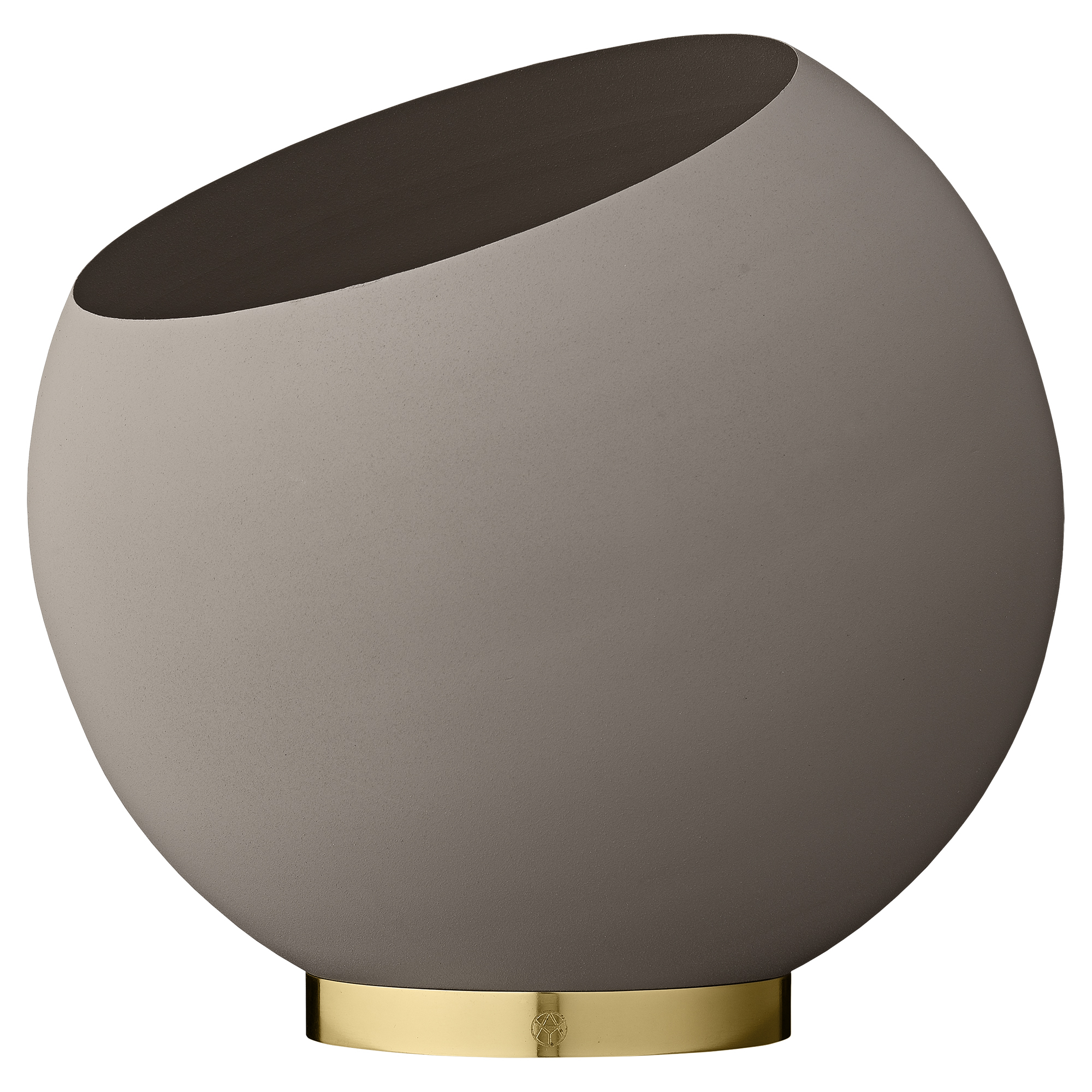 AYTM Globe Bloempot Taupe Ø37 H32 cm