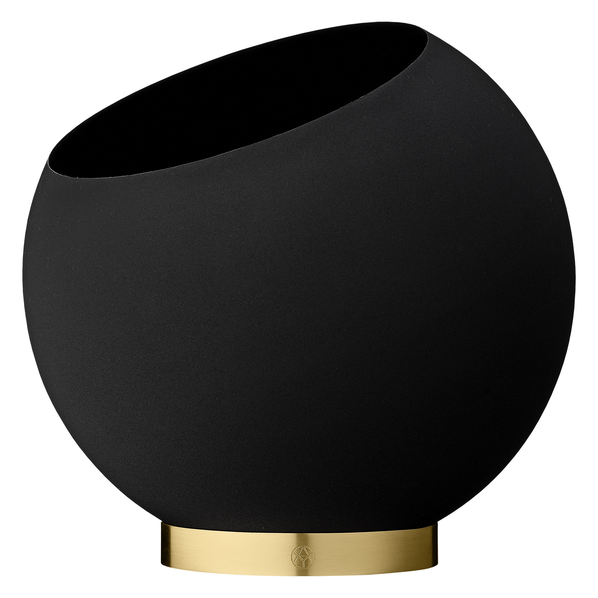 AYTM Globe Design Bloempot Zwart 37×43 cm