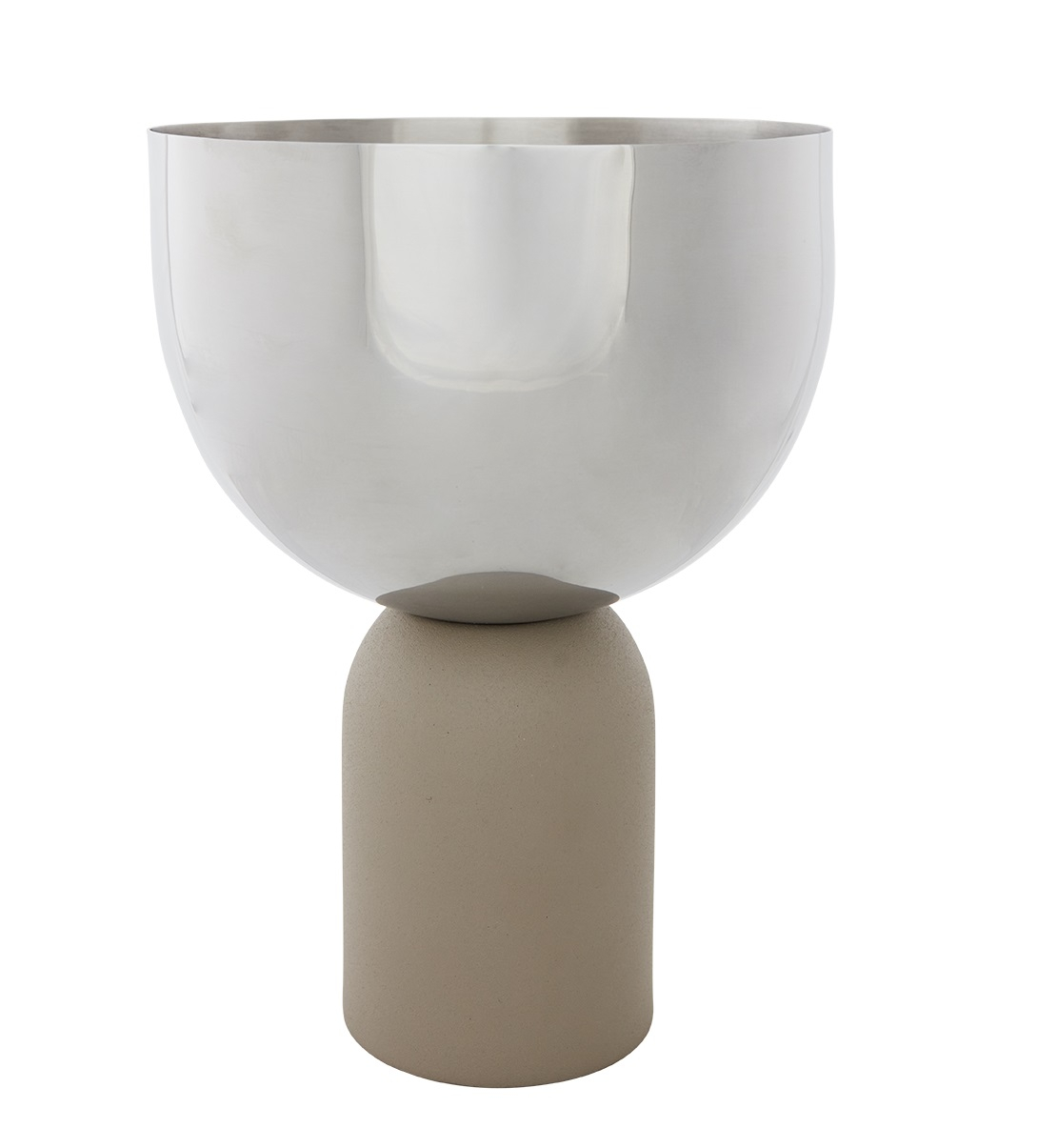 AYTM Torus plantenpot taupe 23 x 17 cm