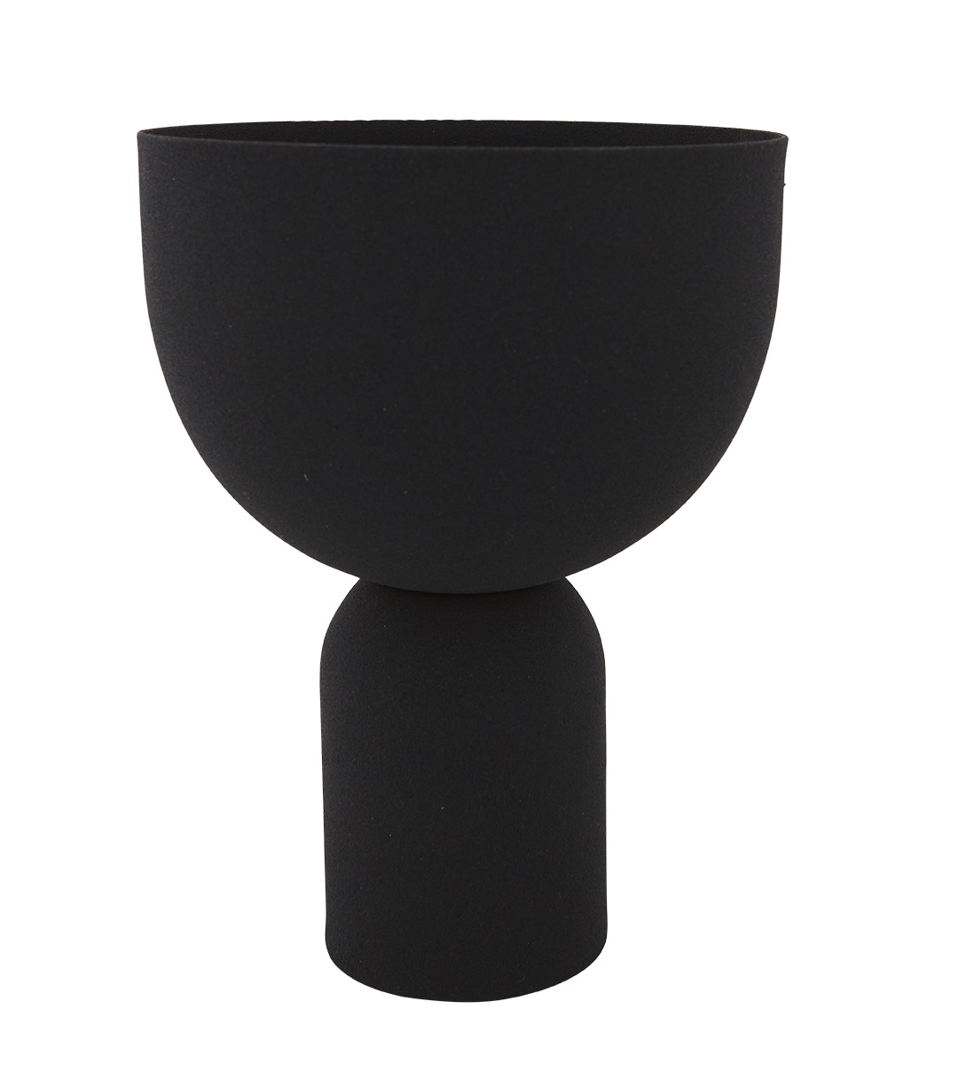 AYTM Torus design plantenpot zwart 23×17 cm