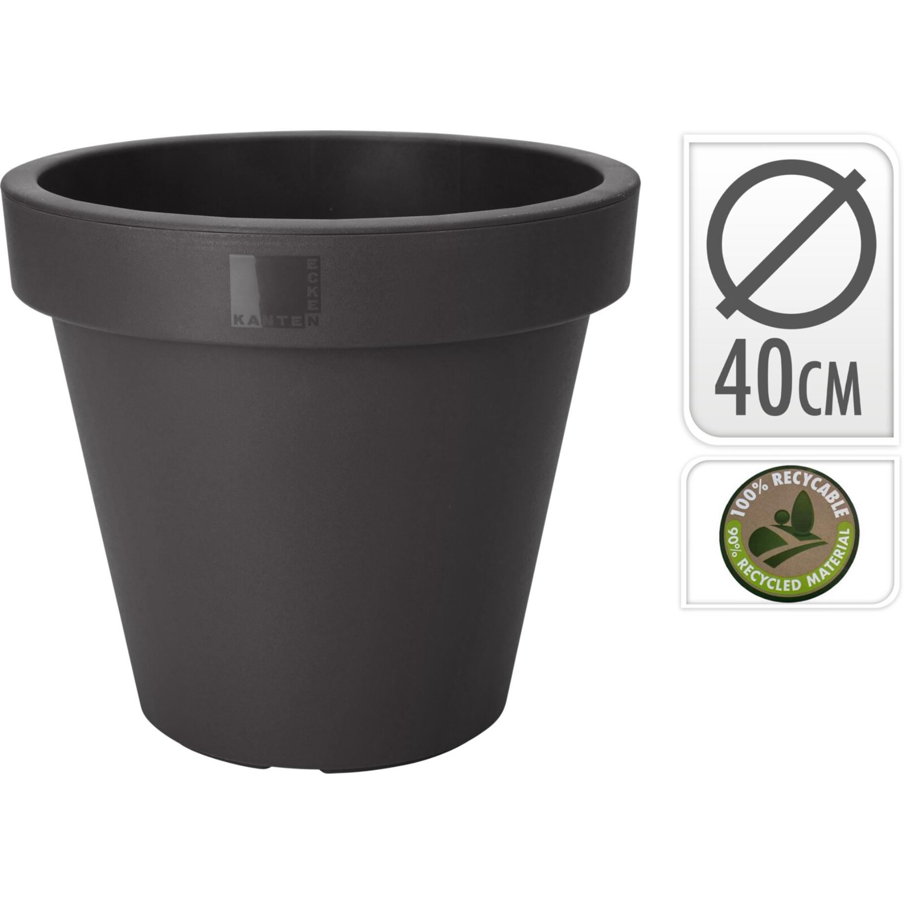 Ronde bloempot 40 cm - modern design