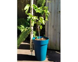 Bloempot Riss 53 cm - Blauw kunststof
