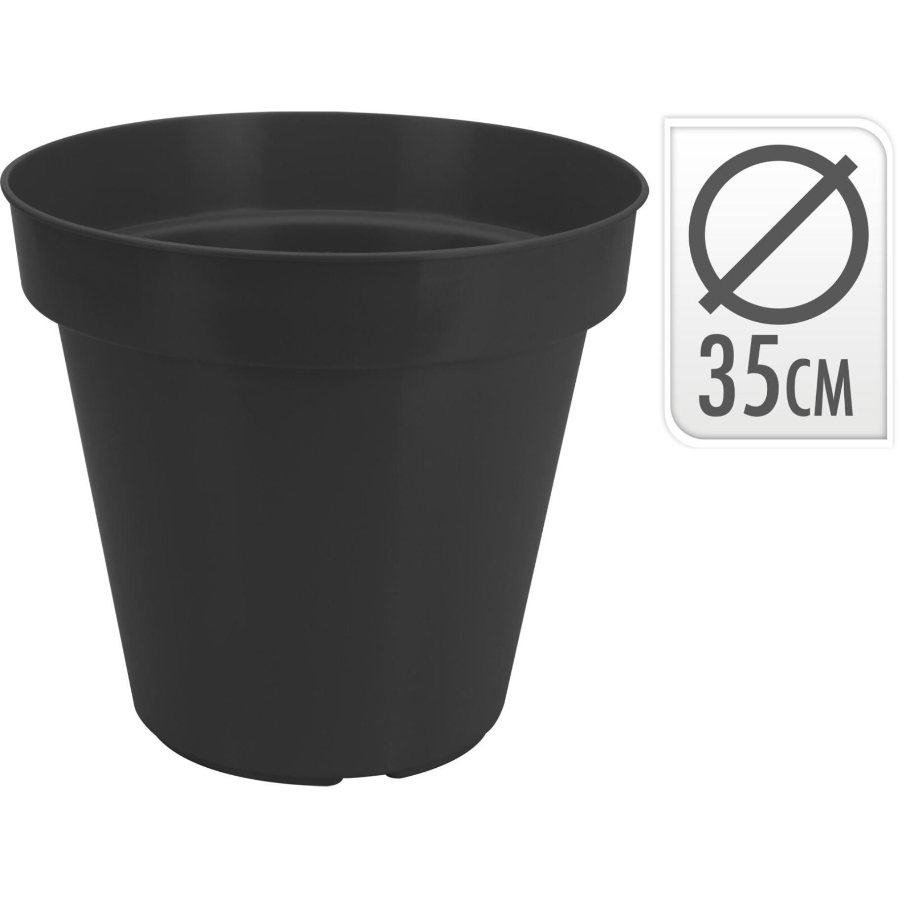 Ronde bloempot Microfix Ø35 cm