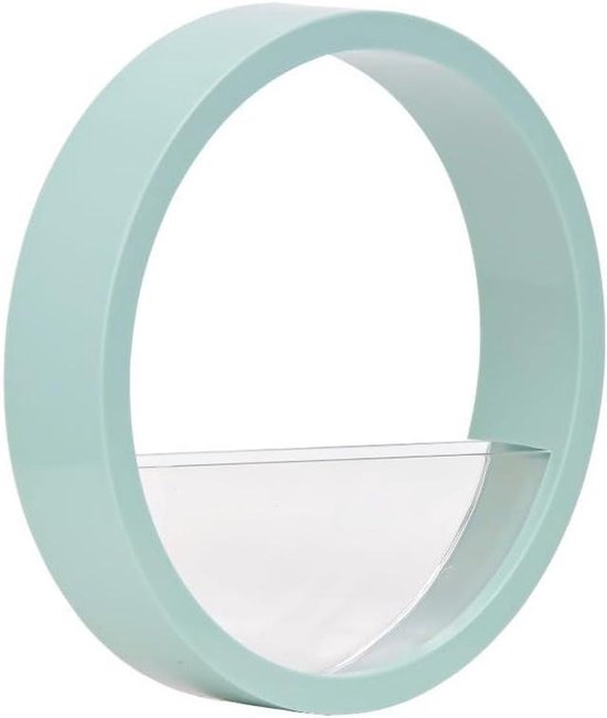 Lichtblauwe Hangende Muurpot Verticale Tuin 25x25x5cm