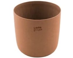 Bloempot Terracotta Ø15,5 cm – Gerecycled kunststof