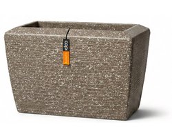 Capi Arc Granite Rechthoekige Bloembak 60x35x40 Beige