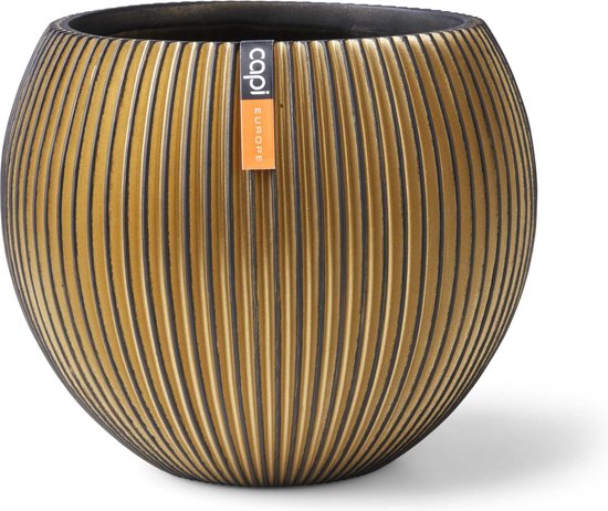 Capi Europe Bolvaas Groove Zwart-Goud 30x25 Ø22
