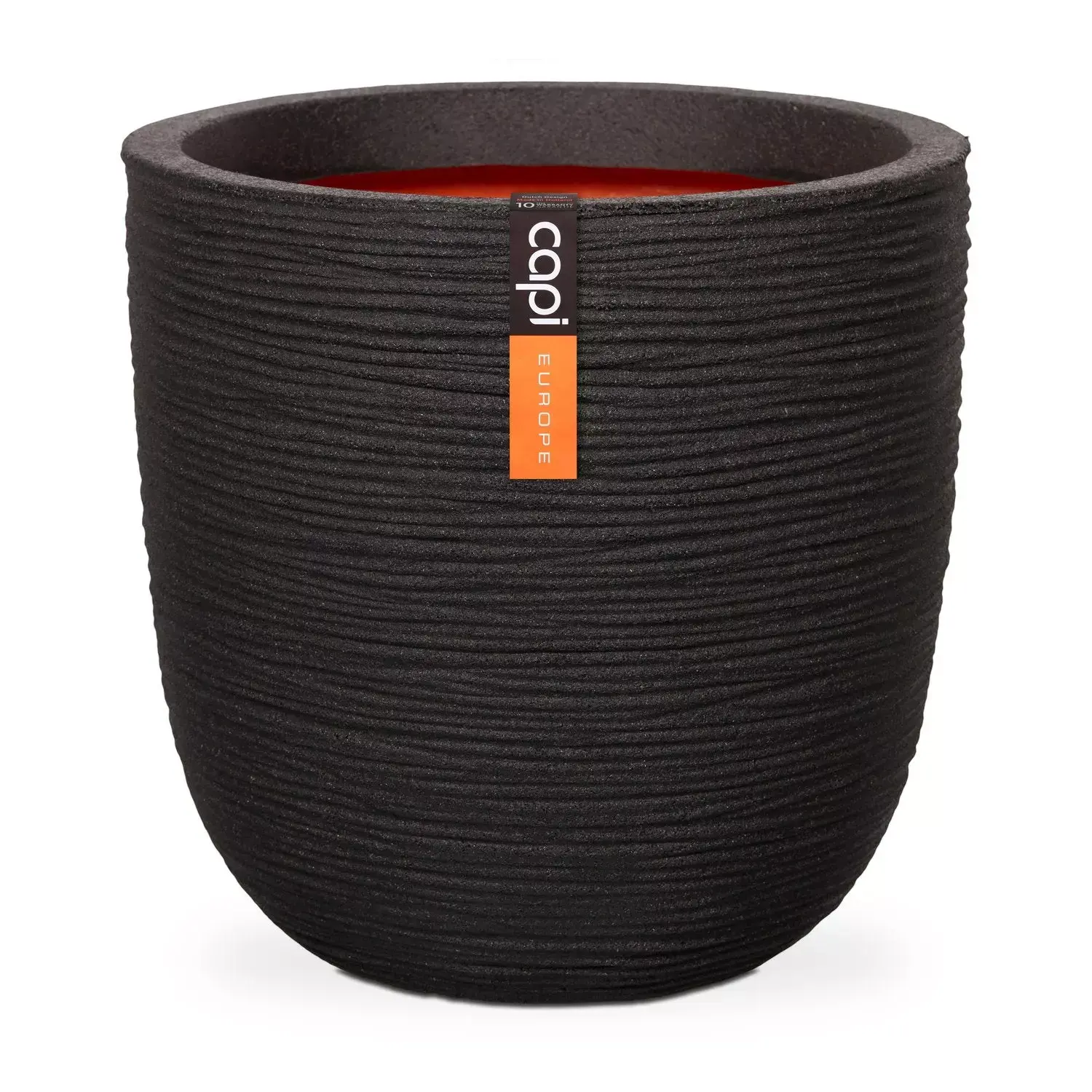 Capi pot bol rib - Ø54 cm zwart