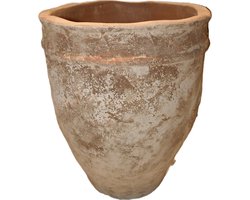 D&M Deco Terracotta Bloempot Bruin Ø49,5 x H56,5 cm