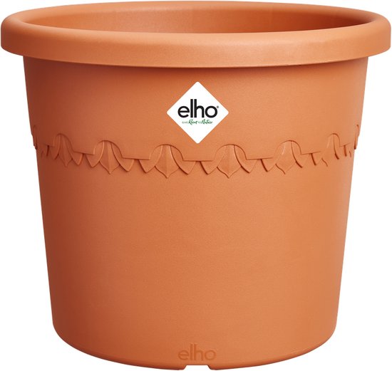 Elho Algarve Cilindro Ø48cm - Terra, Gerecyclede Buitenpot