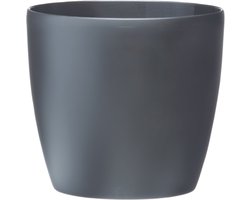 Elho Brussels Rond 25 Bloempot 24×23 cm Gerecycled Antraciet