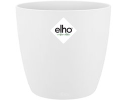 Elho Brussels Rond Mini 9,5 – Witte bloempot Ø10 cm