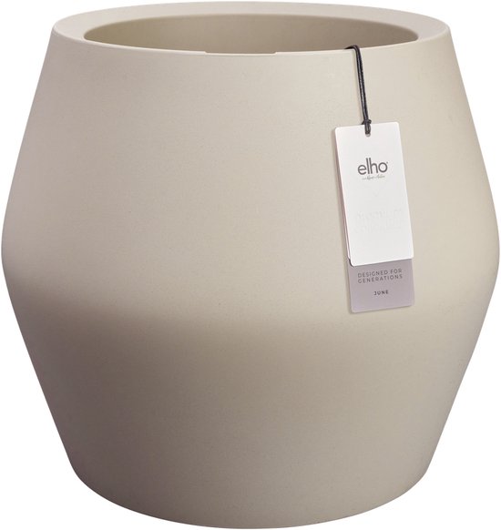 Elho June Split Low Ø46 cm Bloempot - Binnen & Buiten Beige