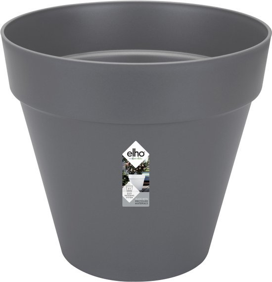 Elho Loft Urban Rond 40 Buitenbloempot Ø38,5 cm Antraciet