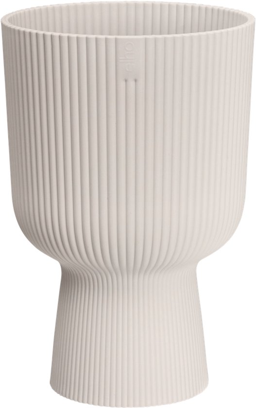 Elho Vibes Fold Coupe 14 Bloempot Binnen - Gerecycled Wit