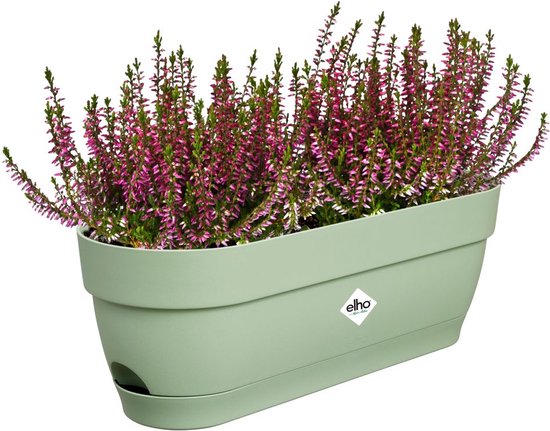 Elho Vibia Campana Balkonbak Ø49 x 17 cm - Pistachegroen