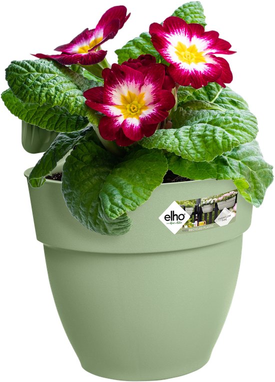 Elho Vibia Campana Balkonbak S - 100% gerecycled Pistache