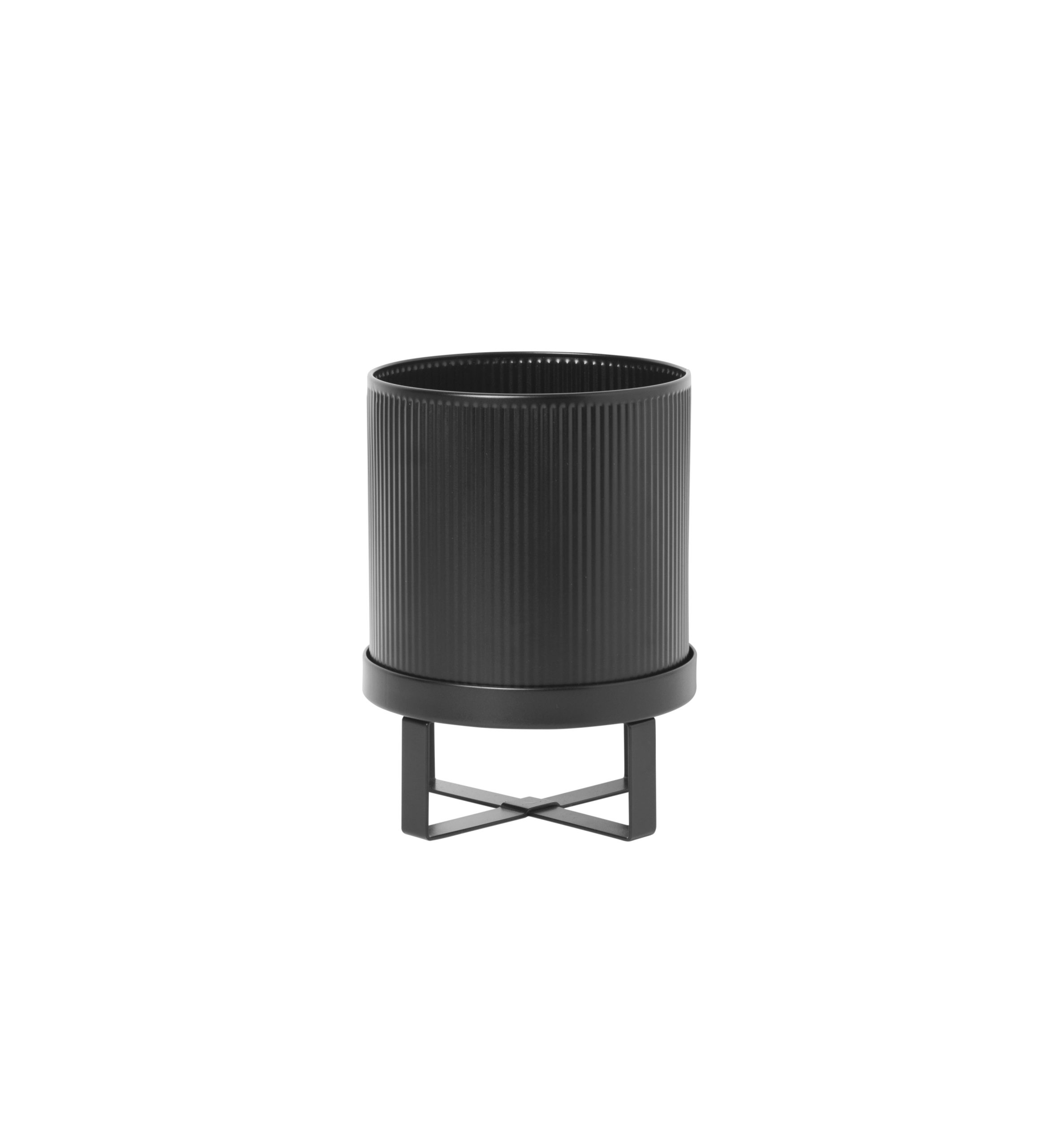 Ferm Living Bau plantenpot S zwart – compact