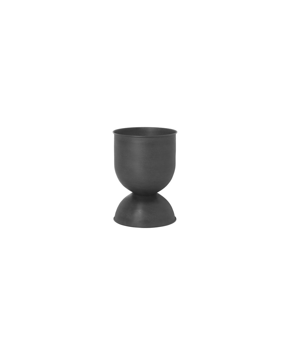 Ferm Living Hourglass Plantenpot S - Zwart