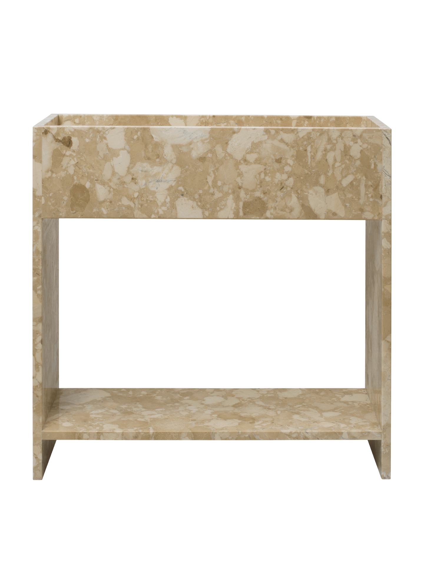 Ferm Living stenen plantenbak en plantenstandaard