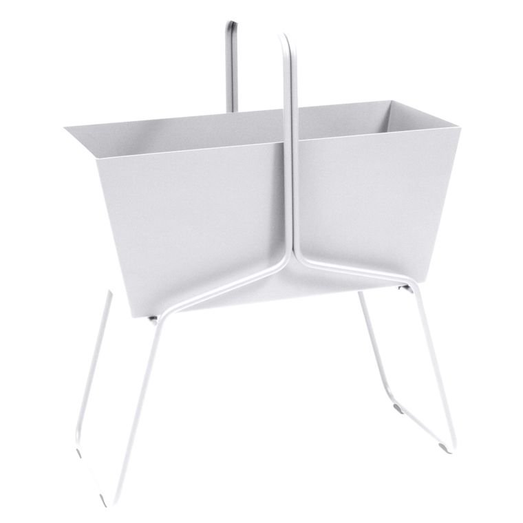 Fermob BASKET plantenbak buiten 85×70×34 cm - katoenwit