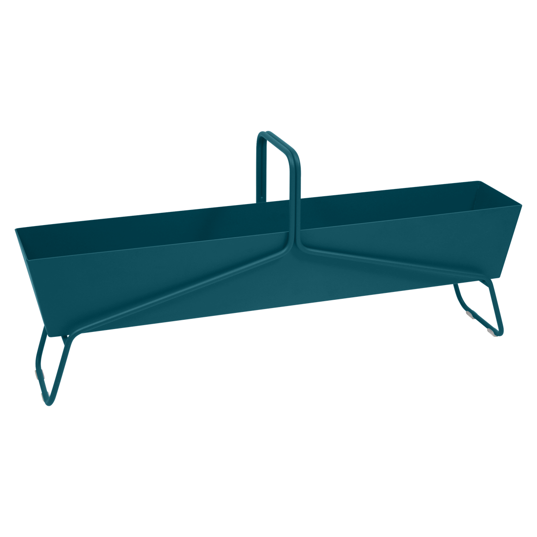Fermob BASKET plantenbak Acapulco-blauw 119×54×34 cm