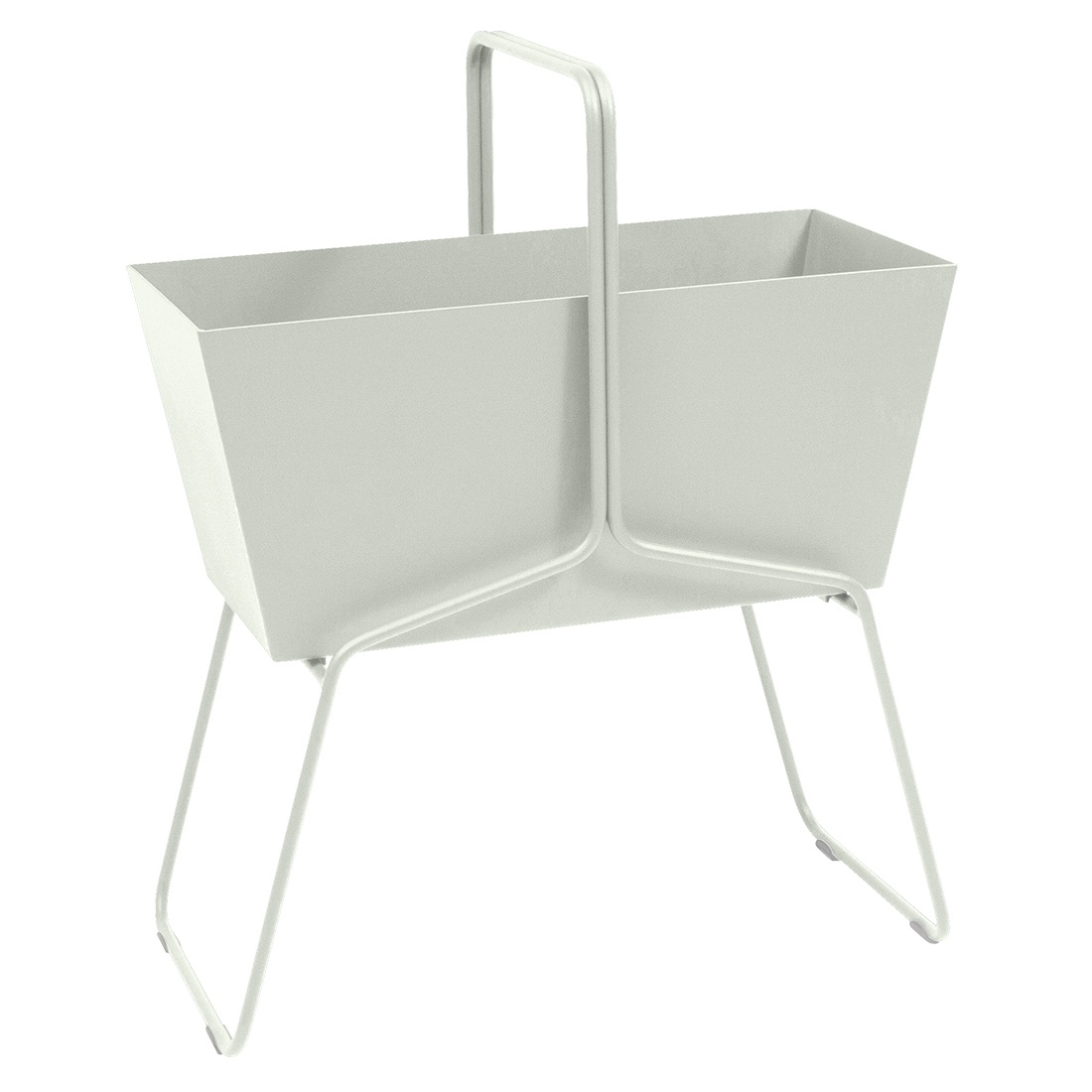 Grote Fermob BASKET plantenbak leemgrijs 85x70x34 cm