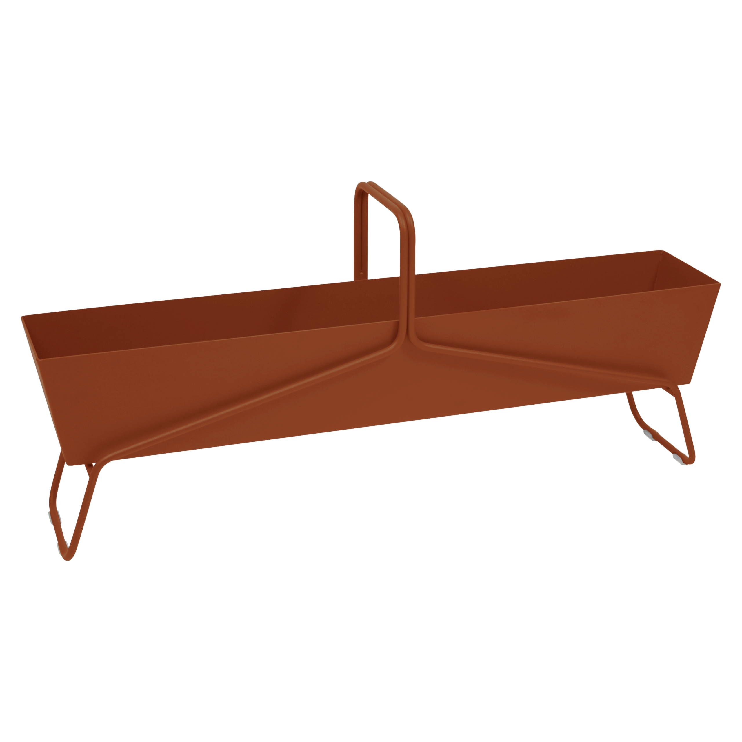 Fermob Basket metalen plantenbak Oranje 54×119×34 cm