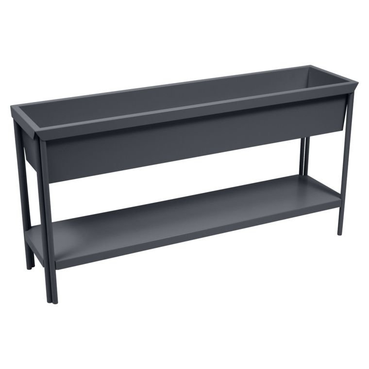 Fermob TERRAZZA Plantenbak 47 cm – Antraciet Mat