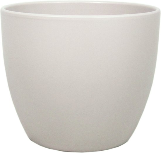 Floran Boule keramische plantenpot beige Ø22,5×25 cm