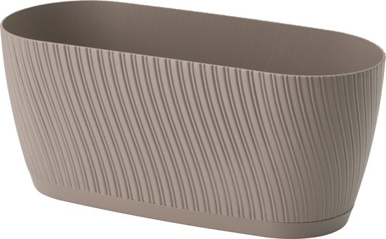 Form-Plastic Langwerpige plantenbak beige 27 cm 2,65L