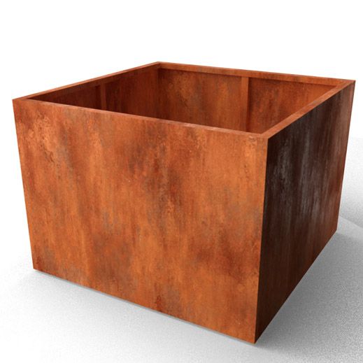 Geroba Artesa B15 Cortenstaal plantenbak 140x140x80 cm