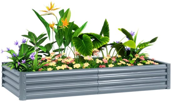 Verhoogd Plantenbed 180 x 90 x 30 cm - voor Moestuin