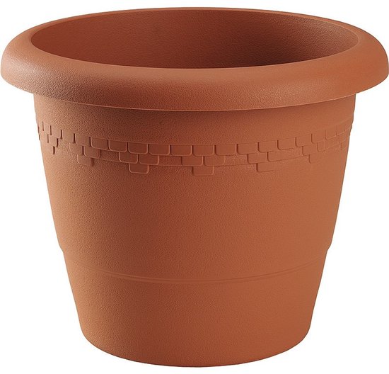 Hega Hogar Bloempot Terracotta 35x29 cm - Kunststof Buiten