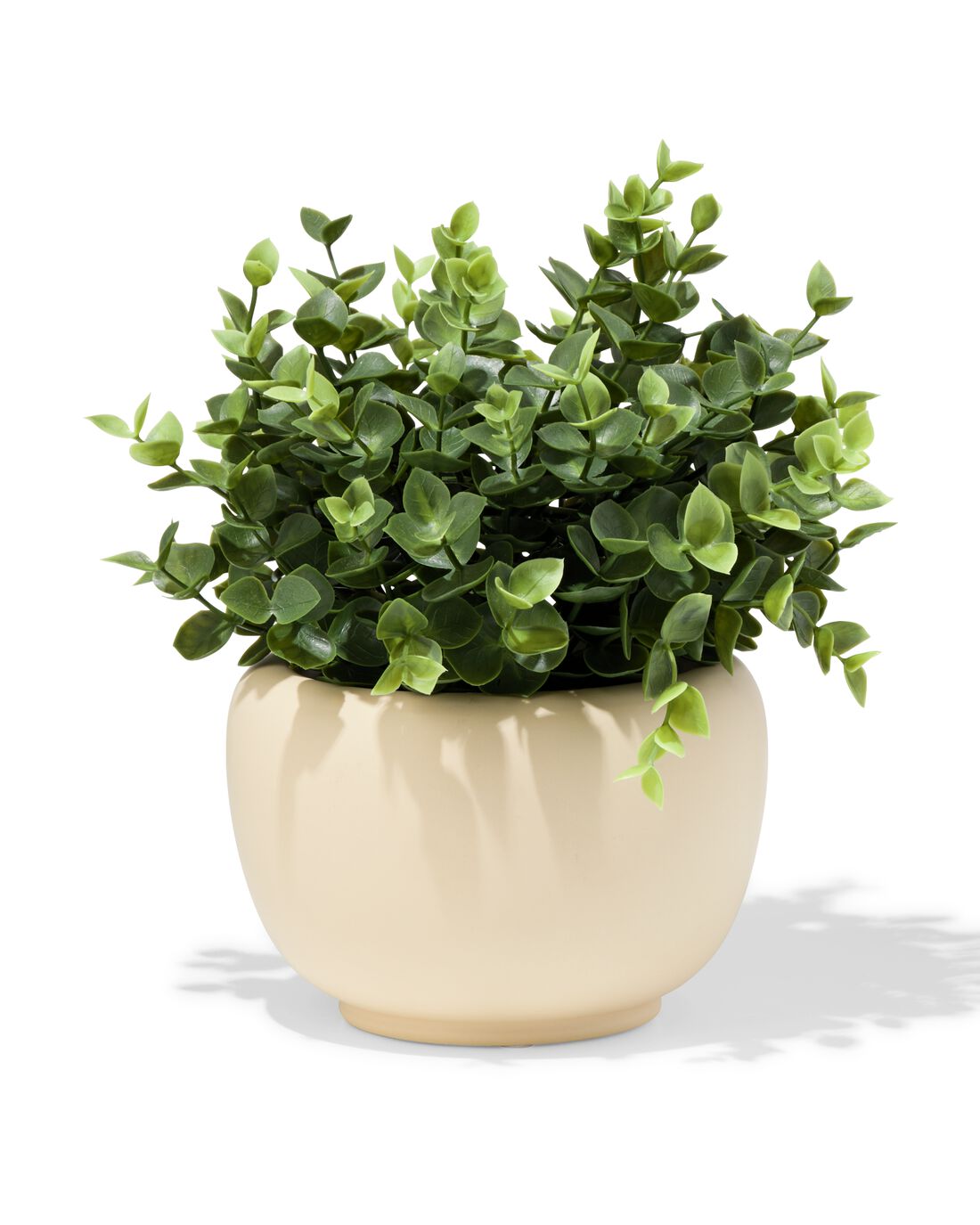 HEMA HEMA Bloempot ⌀10x10.4cm Keramiek Crème (creme),