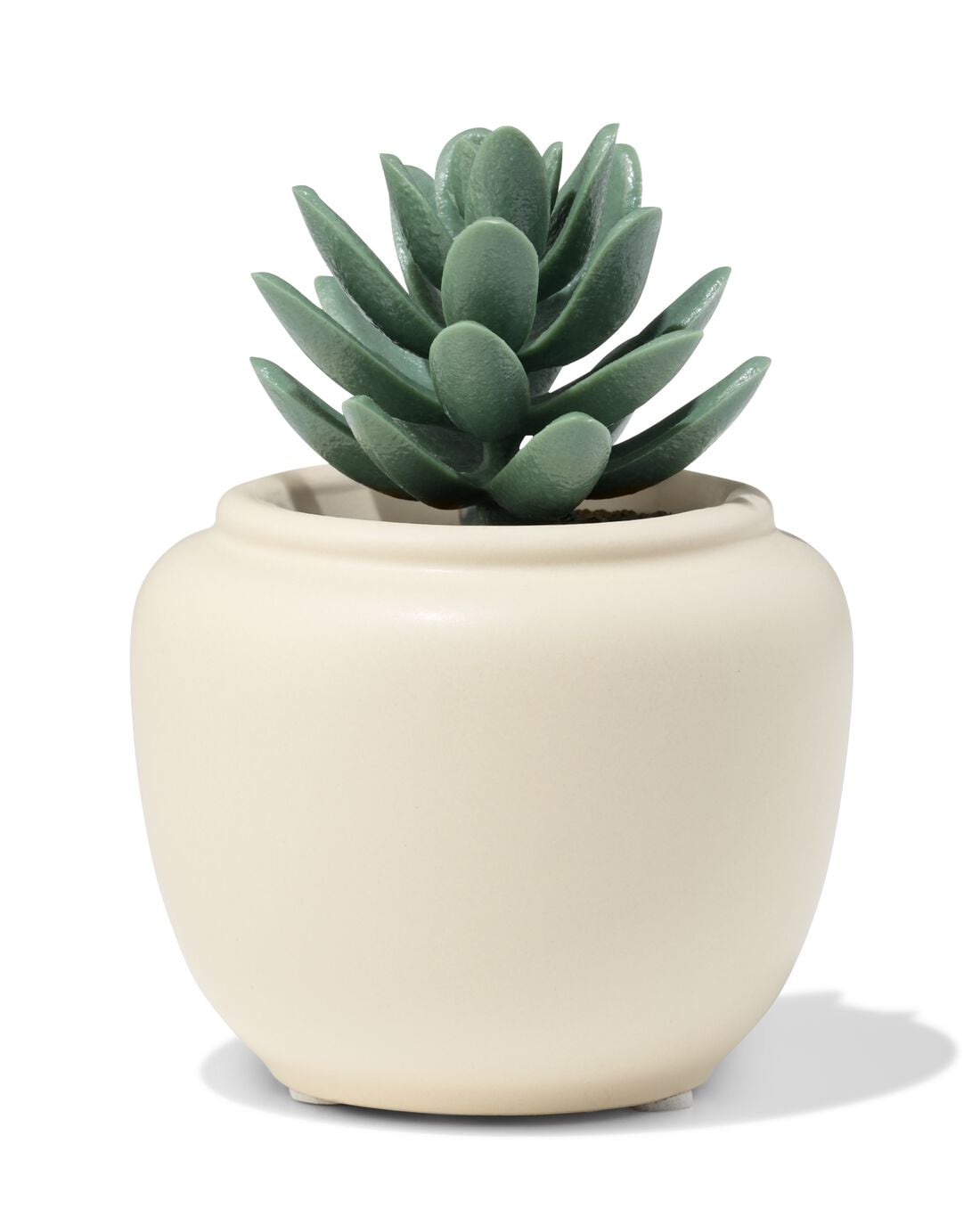 HEMA HEMA Bloempot ⌀7x7.4cm Keramiek Crème (creme),