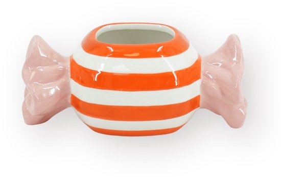 Housevitamin Dolomiet Plantenpot Snoepje Roze/Oranje