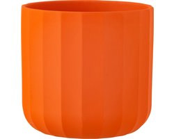 Keramische bloempotten Summer - set van 2 Ø 18,5 cm Oranje