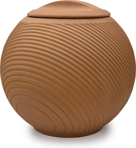 Kikkerland Green Orb terracotta plantenpot - groen